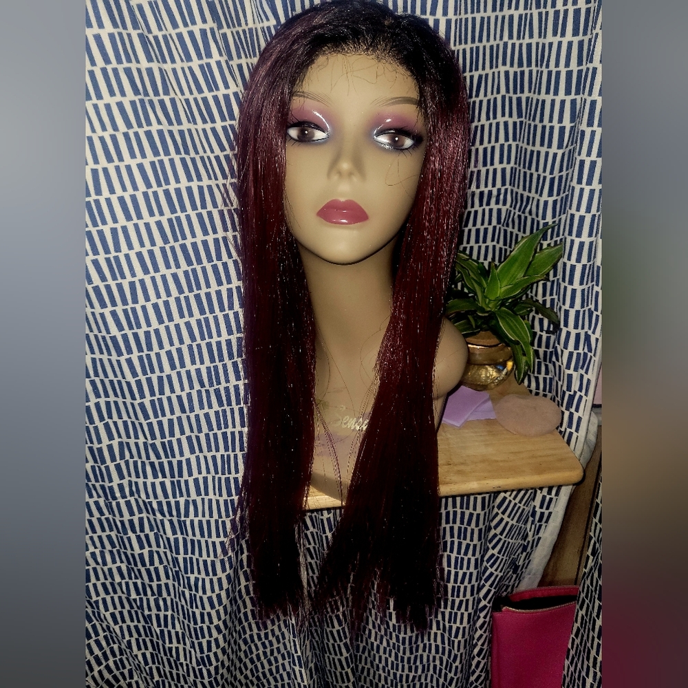 Janet Collection Synthetic Melt HD Swiss Lace Front Wig 